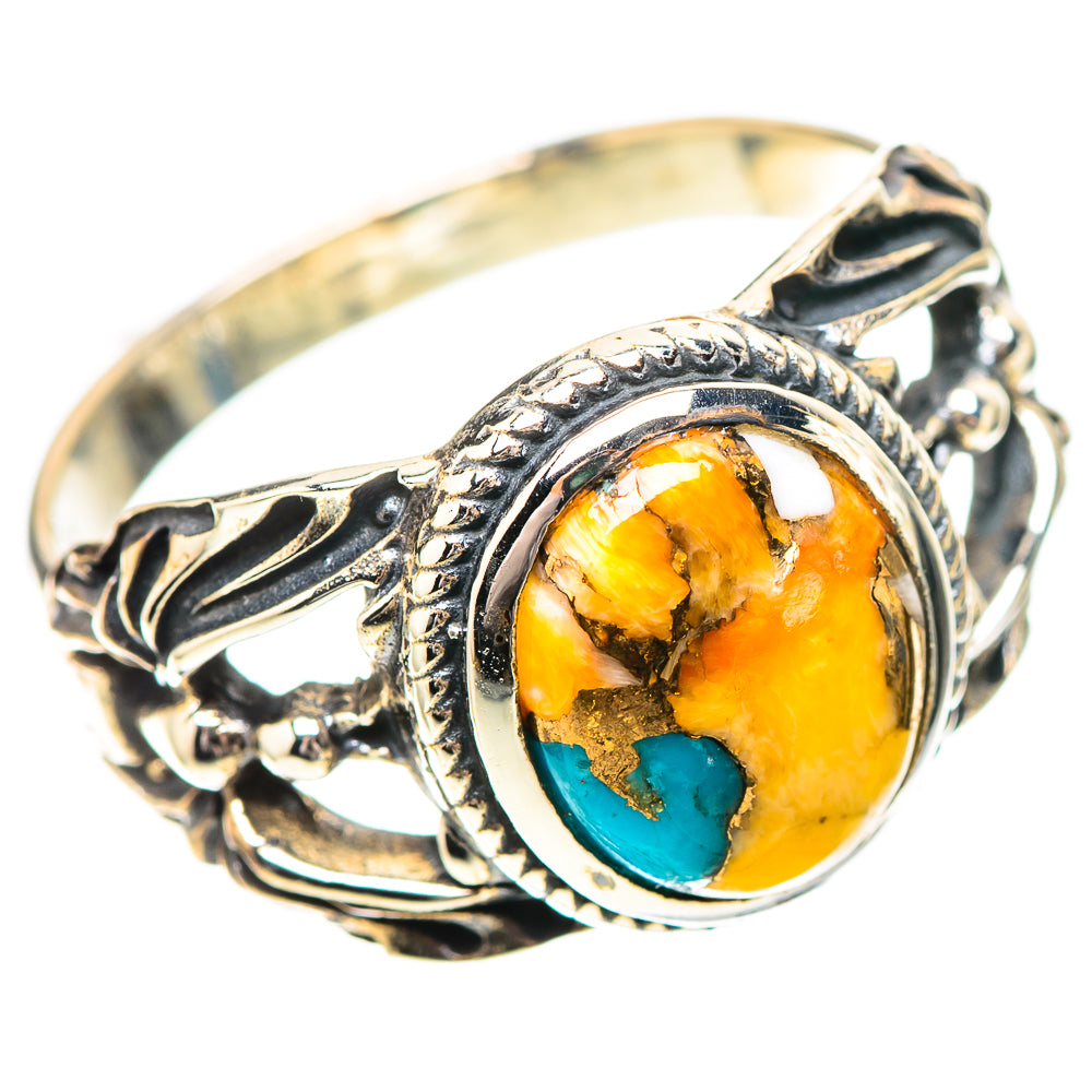Spiny Oyster Turquoise Ring Size 10 (925 Sterling Silver) RING139070