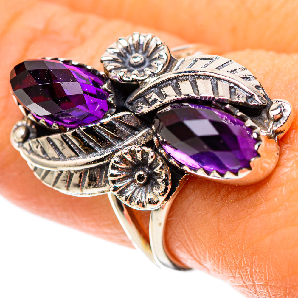 Amethyst Ring Size 8.25 (925 Sterling Silver) RING138756
