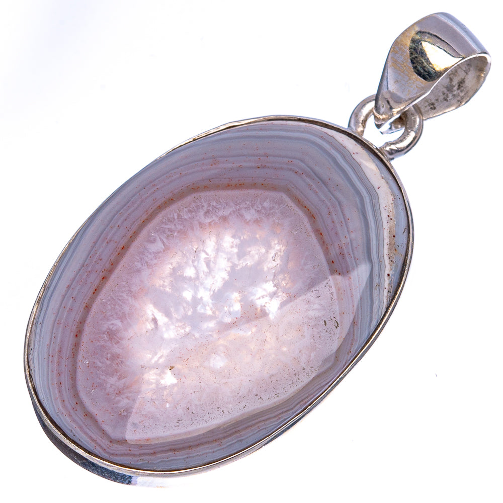Agate Slice Pendants 1 5/8" (925 Sterling Silver) P43228