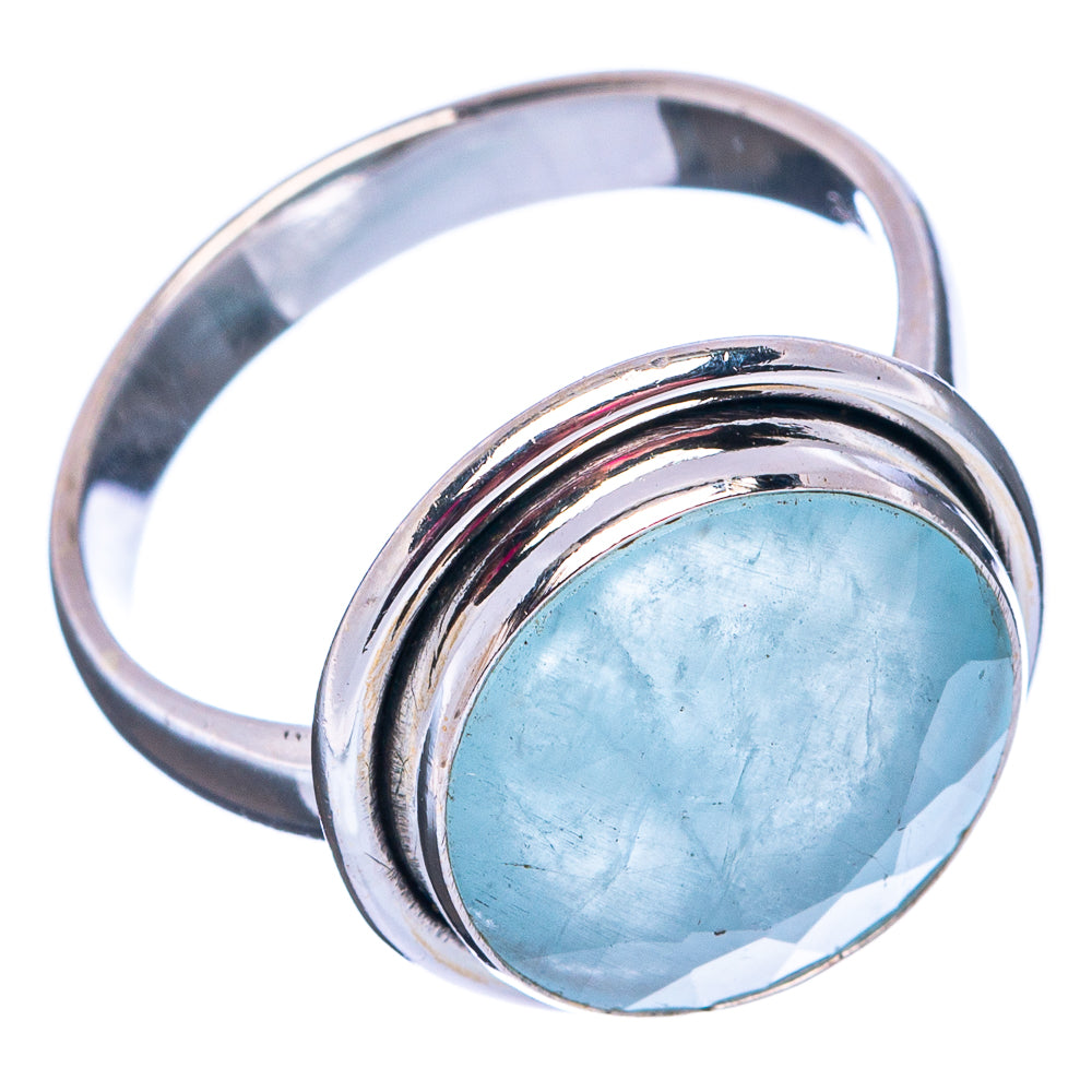 Aquamarine Ring Size 6.5 (.925 Sterling Silver)