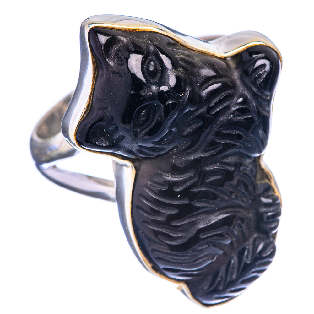 Black Onyx Ring Size 7 (925 Sterling Silver) R142661