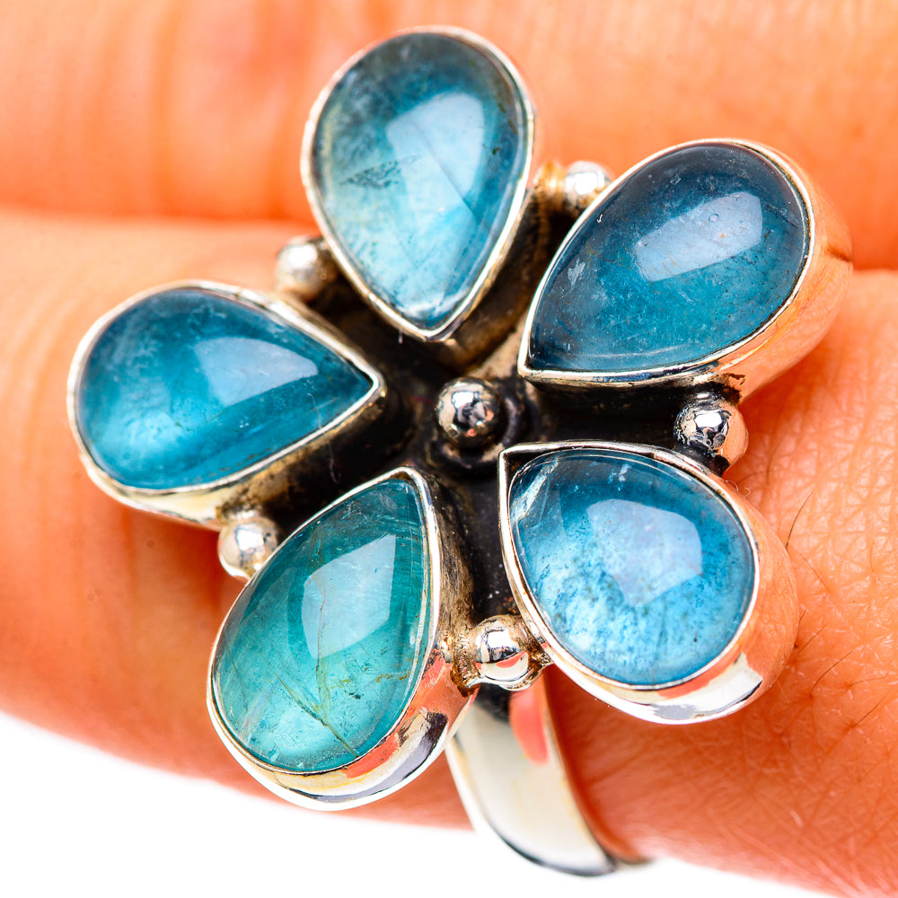 Large Rainbow Moonstone 925 Sterling Silver Ring Size 9 (925 Sterling Silver) RING139676