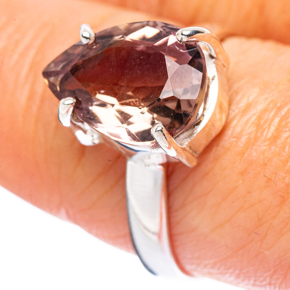 Faceted Ametrine Ring Size 8.5 (925 Sterling Silver) R4506