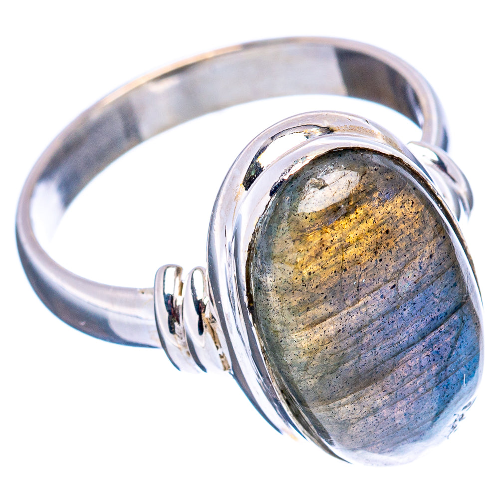 Labradorite Ring Size 8 (.925 Sterling Silver)