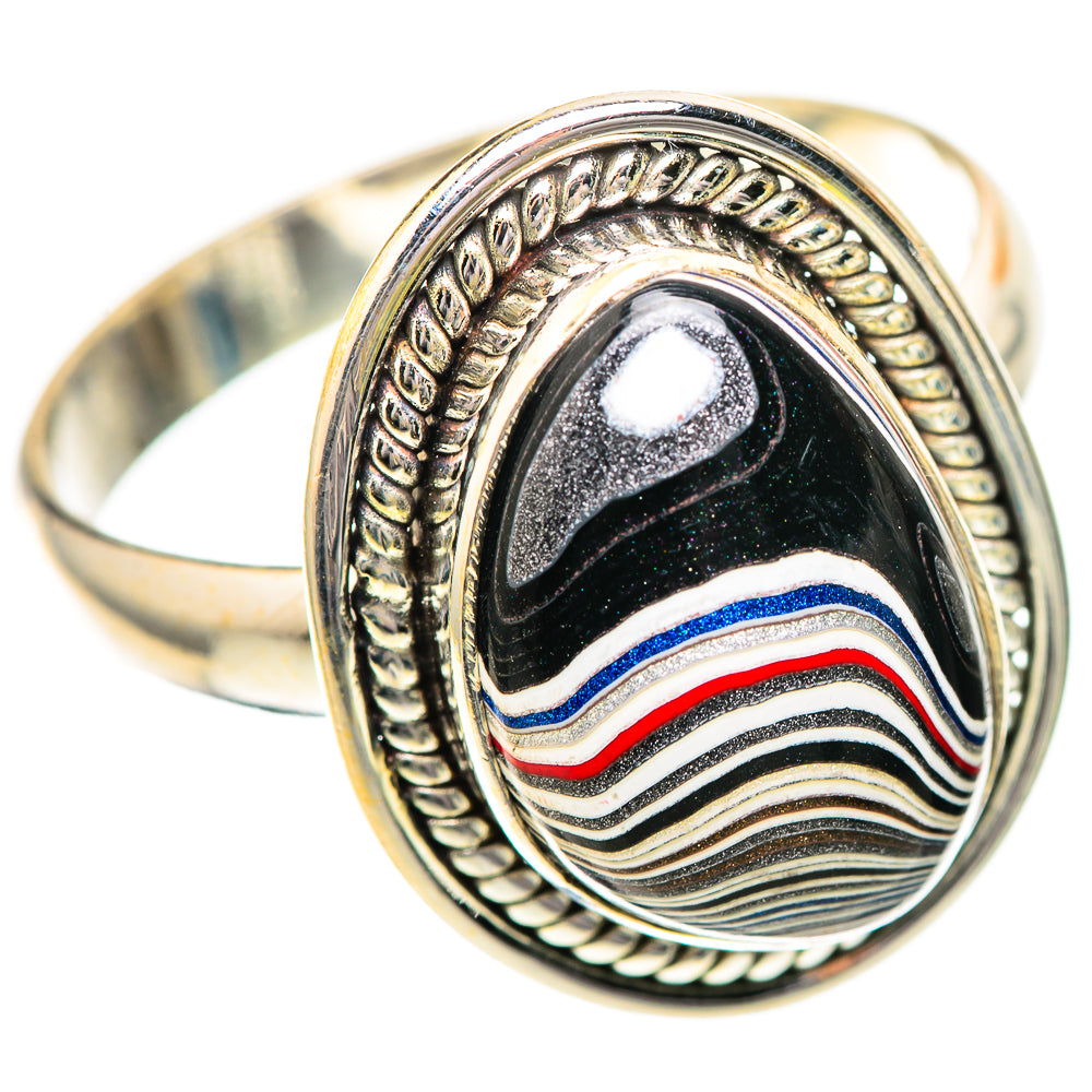 Fordite Ring Size 12 (925 Sterling Silver) RING139733
