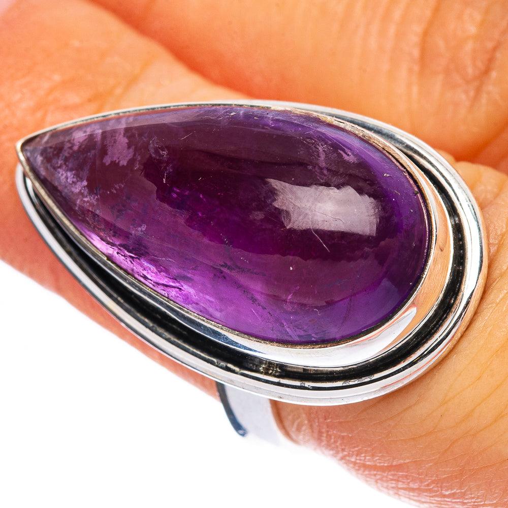 Large Amethyst Ring Size 6 (925 Sterling Silver) R146458