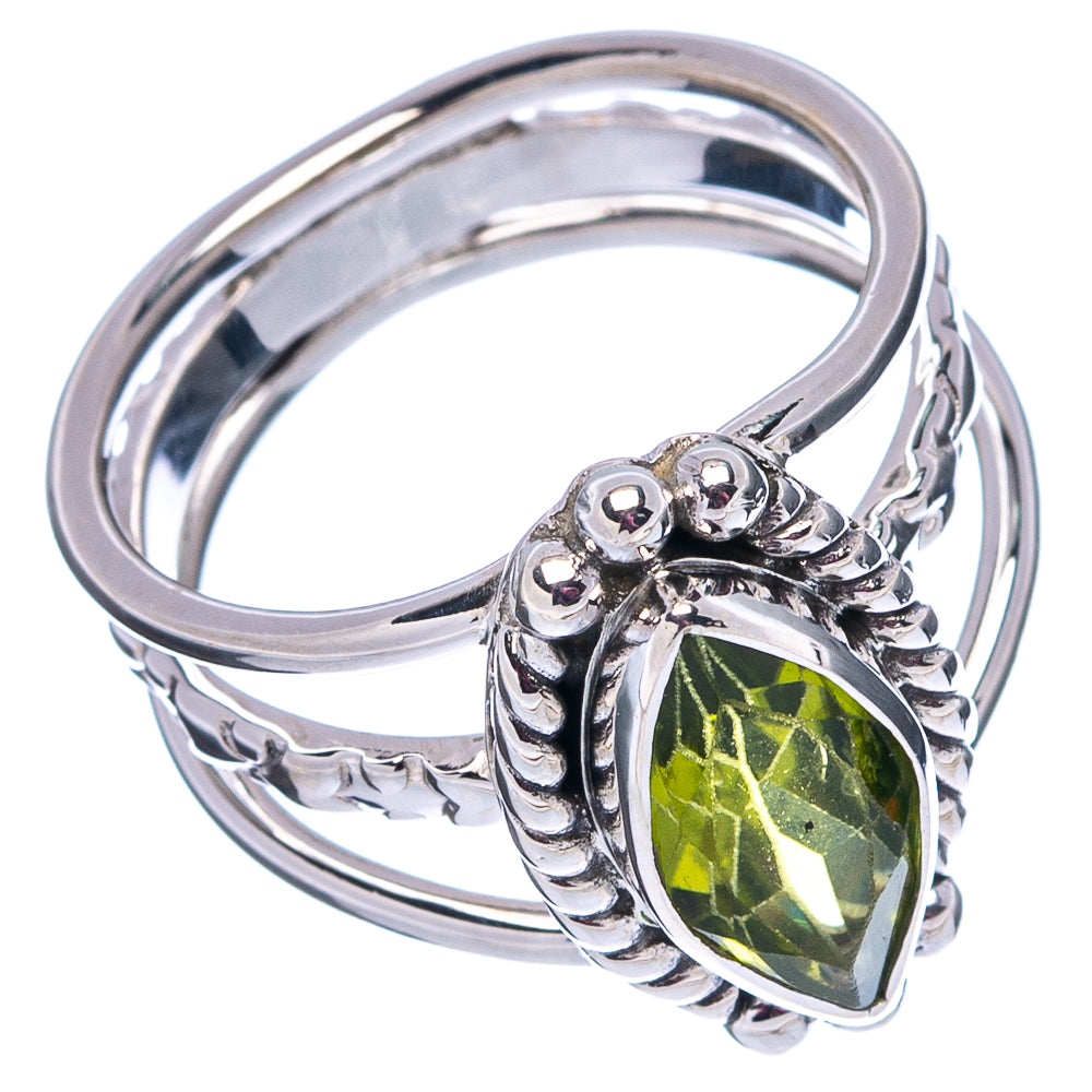 Premium Peridot Ring Size 5.5 (.925 Sterling Silver)
