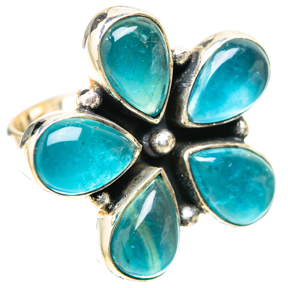 Blue Fluorite Ring Size 6.75 (925 Sterling Silver) RING138519