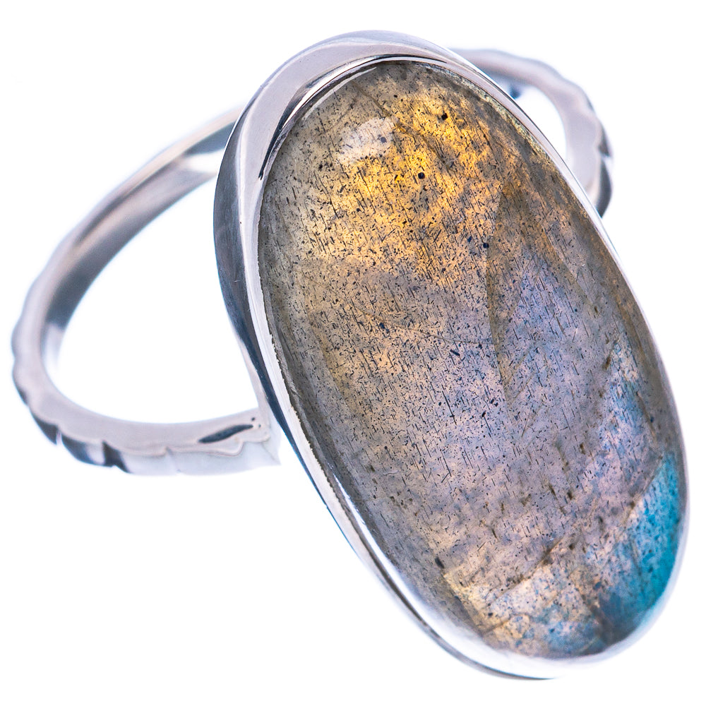 Premium Labradorite Ring Size 9 (925 Sterling Silver) R2594