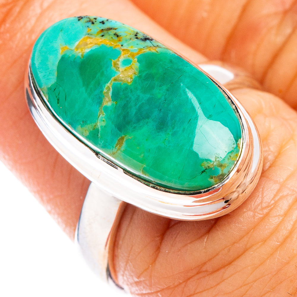 Mohave Turquoise Ring Size 6.75 (.925 Sterling Silver)