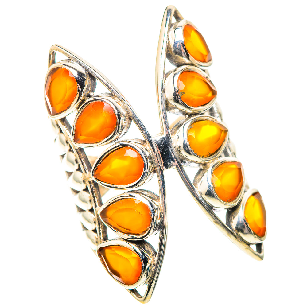 Large Carnelian Ring Size 5.75 (925 Sterling Silver) RING138882