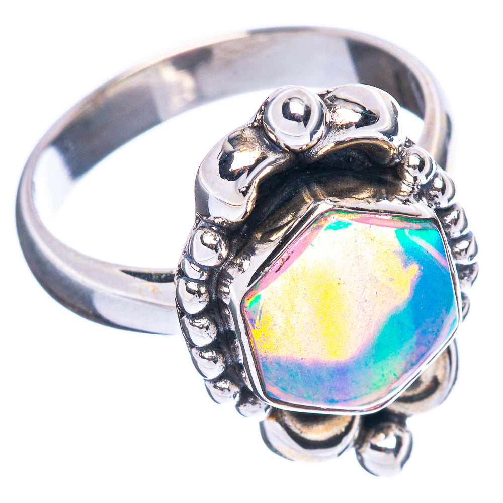 Aura Opal Ring Size 6.75 (925 Sterling Silver) R4526