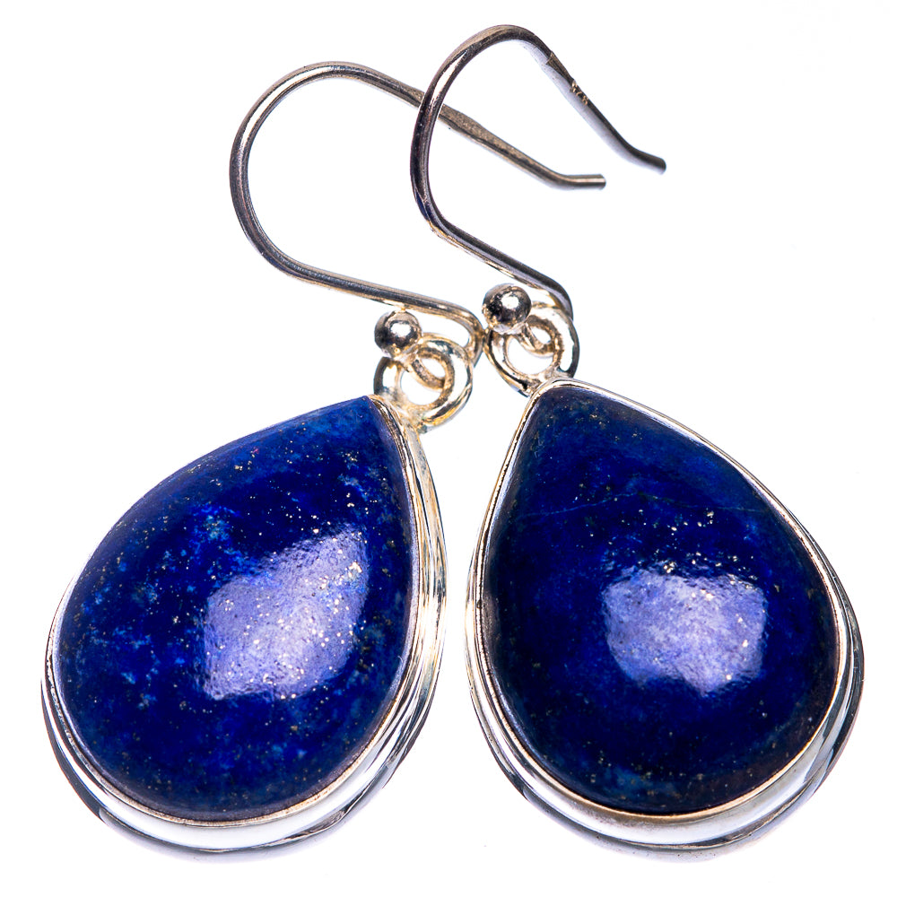 Lapis Lazuli Earrings 1 3/8" (925 Sterling Silver) E432655
