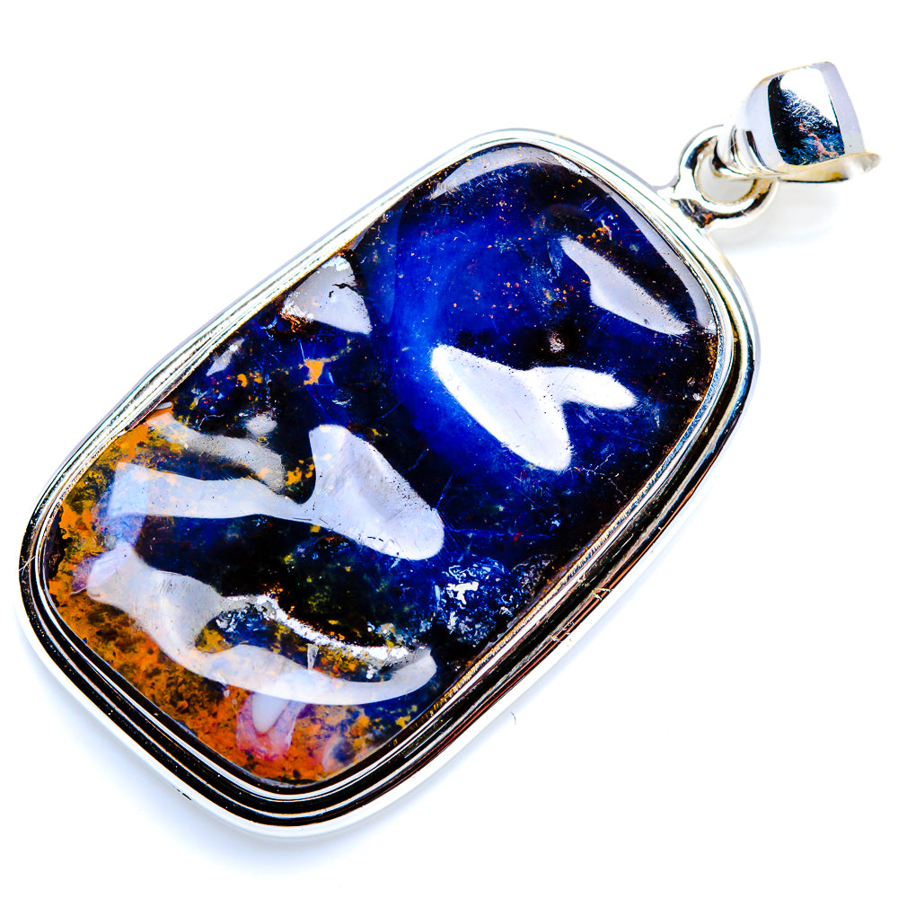 Boulder Opal Pendant 1 7/8" (925 Sterling Silver) PD38209