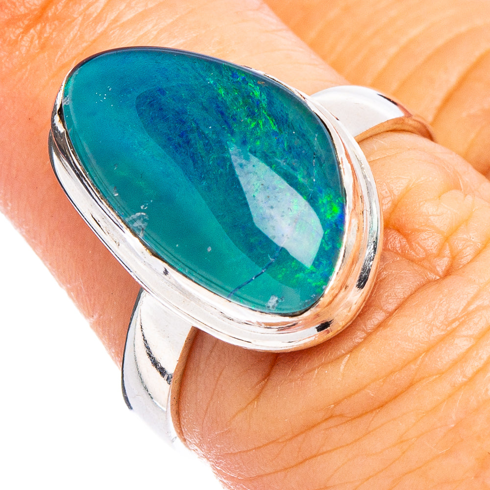 Rare Triplet Opal Ring Size 6.75 (.925 Sterling Silver)