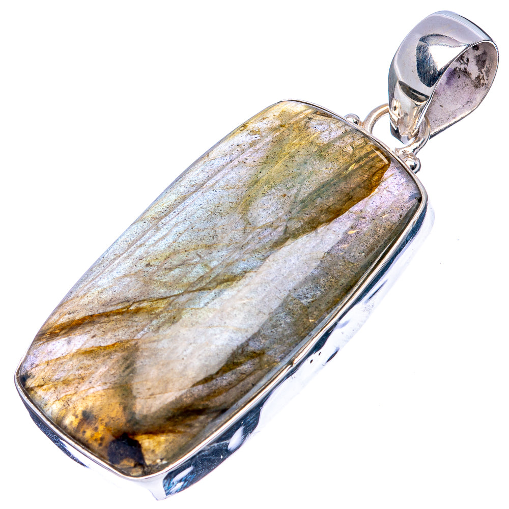 Labradorite Pendant 2 1/8" (925 Sterling Silver) P43150