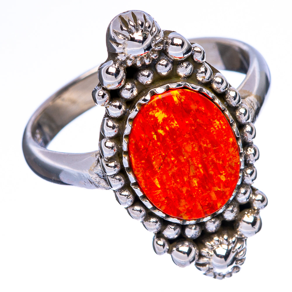 Synthetic Opal Ring Size 7 (925 Sterling Silver) R146073