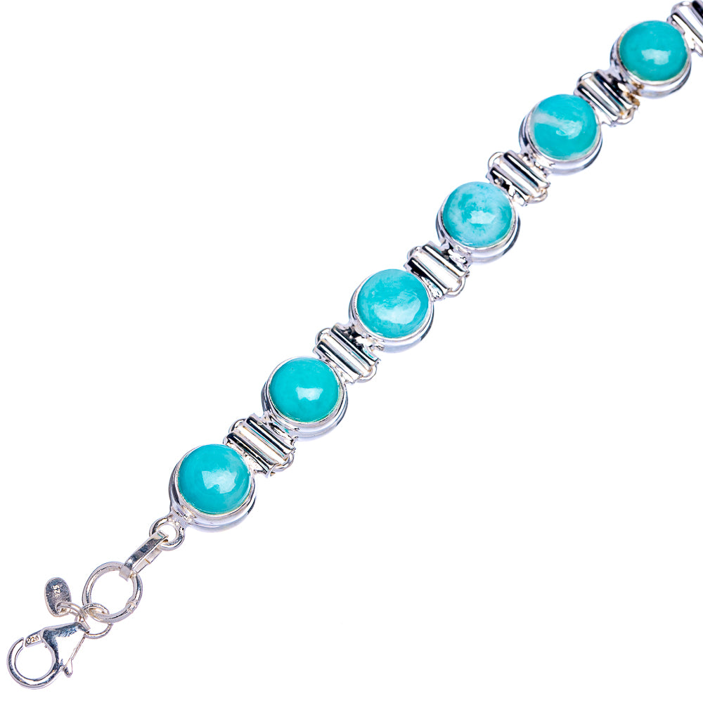 Larimar Bracelets 6 1/2 To 8 1/8" (925 Sterling Silver) B90330