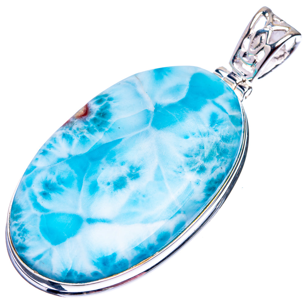 Larimar Pendant 2 1/8" (925 Sterling Silver) P38860
