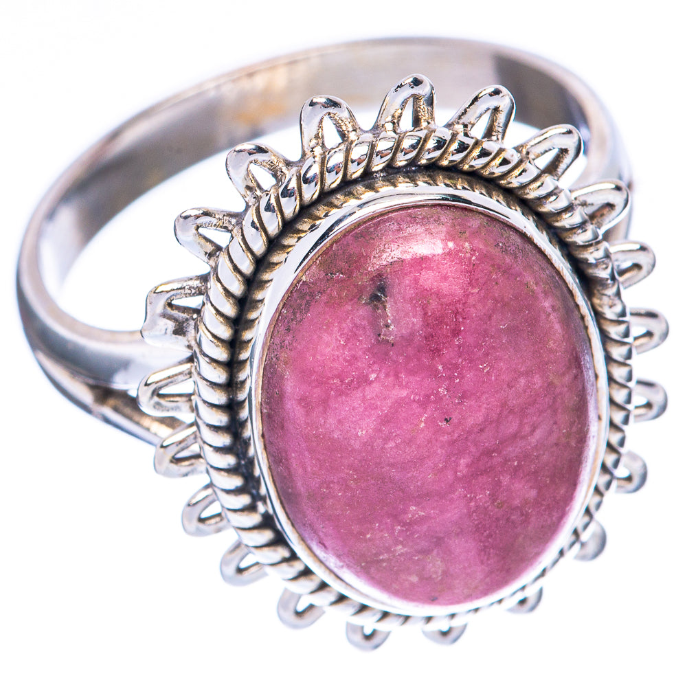 Rhodonite Ring Size 9.75 (925 Sterling Silver) R1995