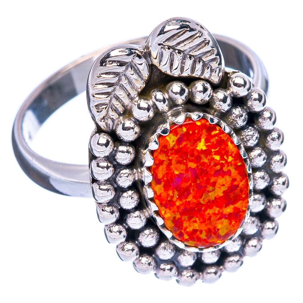 Synthetic Opal Ring Size 8 (925 Sterling Silver) R146304