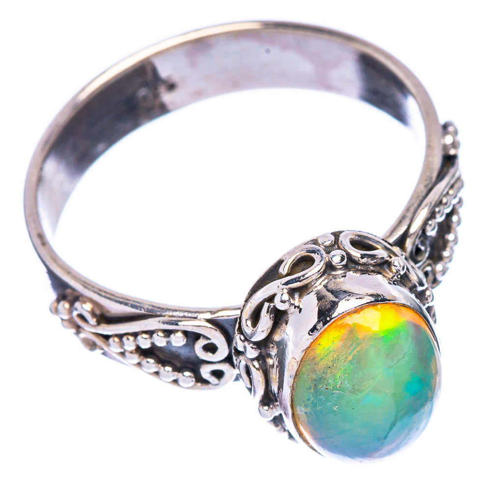 Rare Ethiopian Opal Ring Size 7 (925 Sterling Silver) R146838