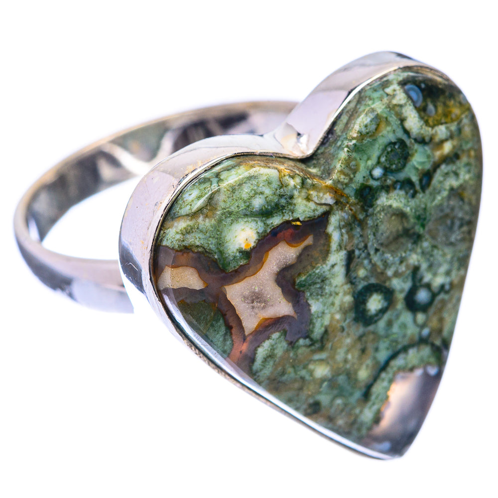 Large Rainforest Opal Ring Size 9 (925 Sterling Silver) R141441