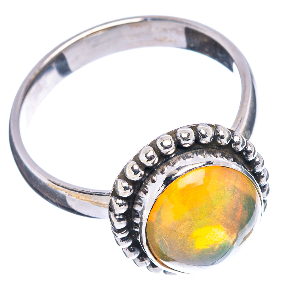 Rare Ethiopian Opal Ring Size 8 (.925 Sterling Silver)