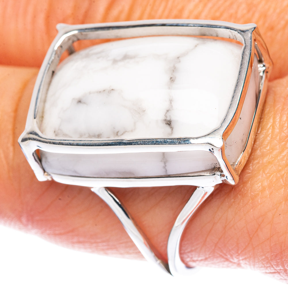 Premium Howlite Ring Size 8.75 (925 Sterling Silver) R2622