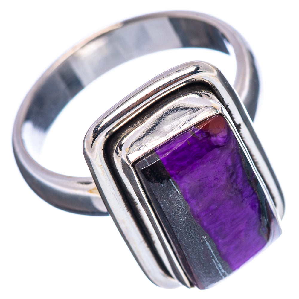 Premium Sugilite Ring Size 5.75 (.925 Sterling Silver)