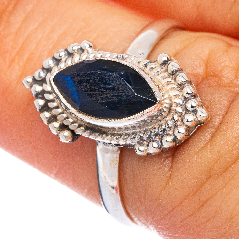 Labradorite Dainty Ring Size 6 (925 Sterling Silver) R145678