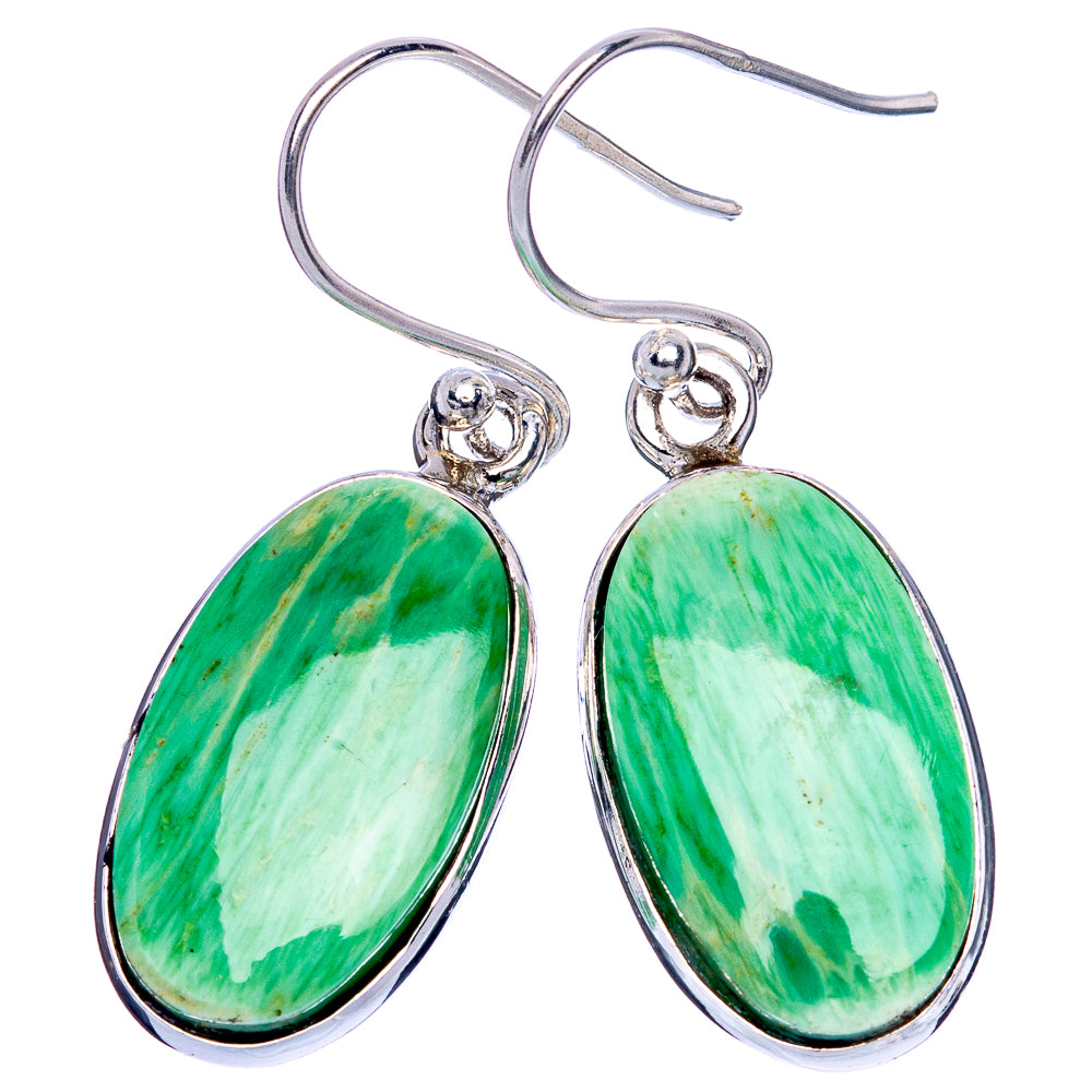 Kammererite 925 Sterling Silver Earrings 1 3/8" Ana Co E1159