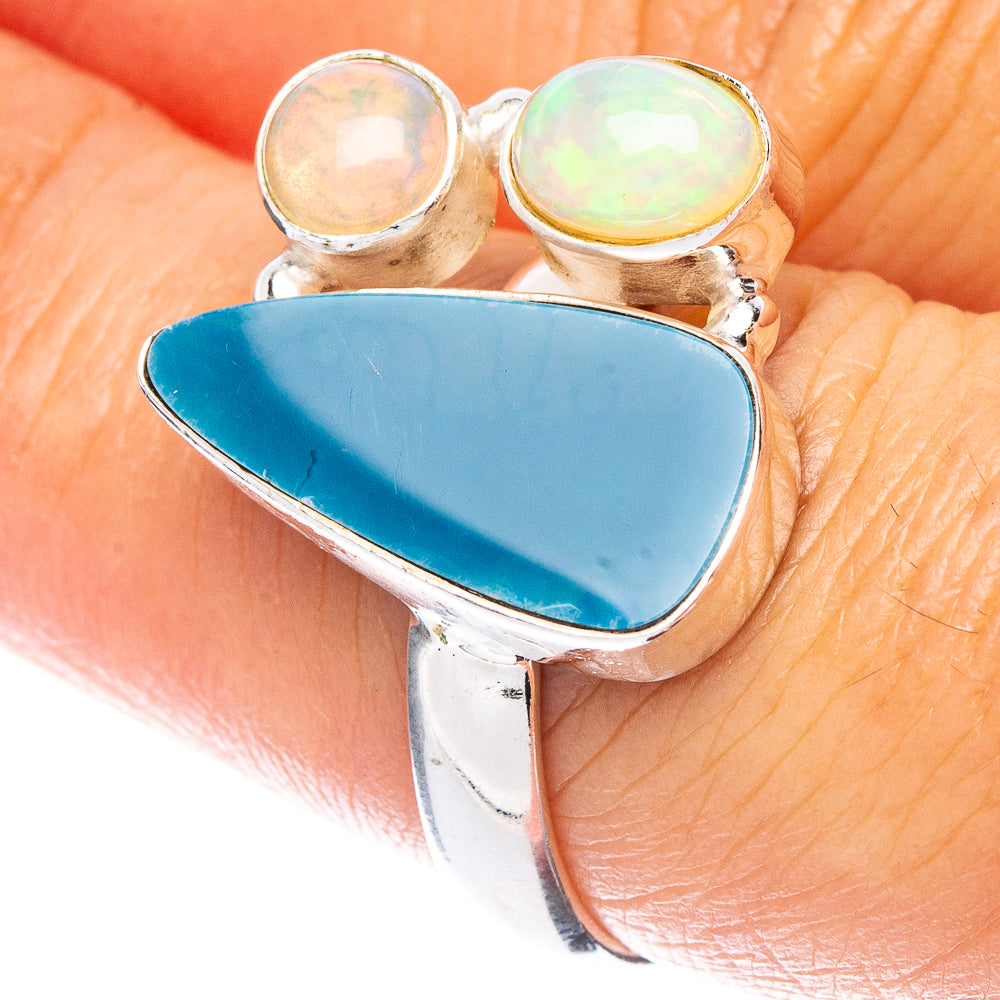 Rare Doublet Opal, Ethiopian Opal Ring Size 7.75 (925 Sterling Silver) R7554