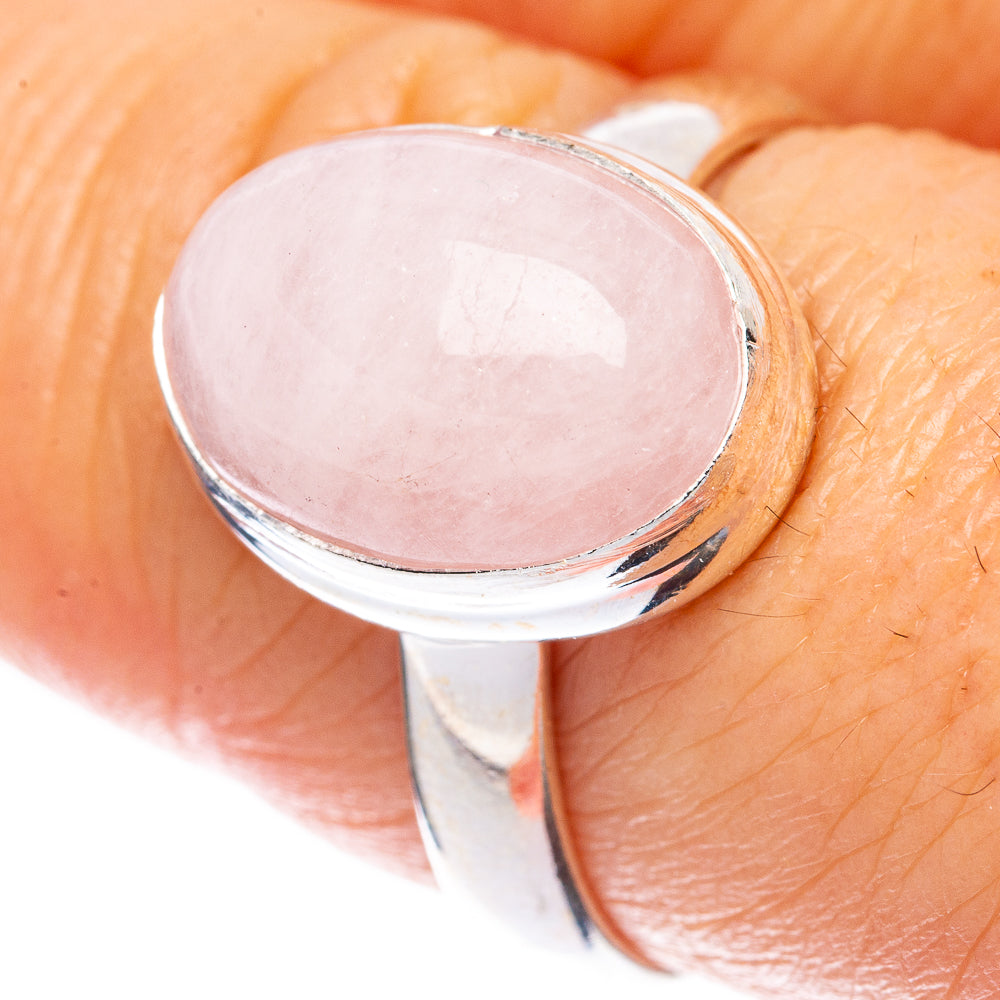 Rare Morganite Ring Size 8.5 (925 Sterling Silver) R2033