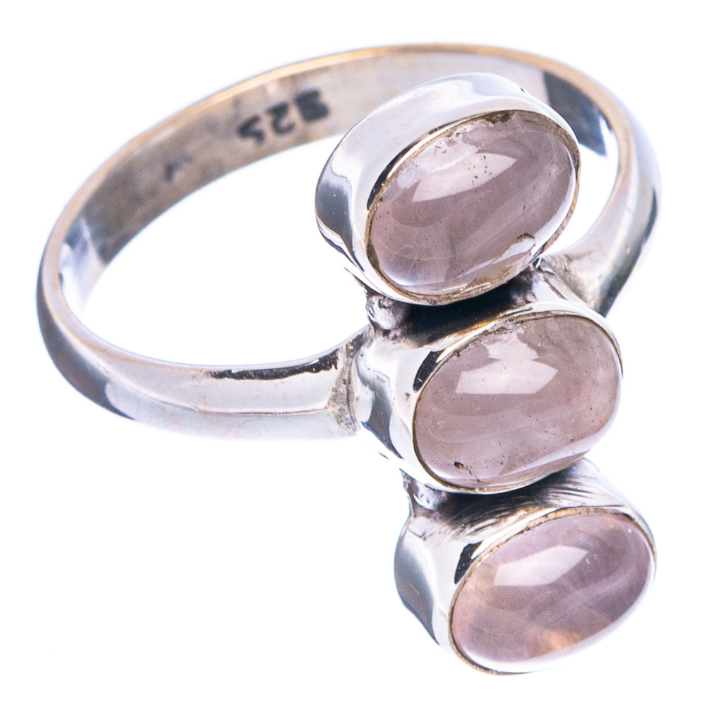 Rose Quartz Dainty Ring Size 7 (925 Sterling Silver) R5289
