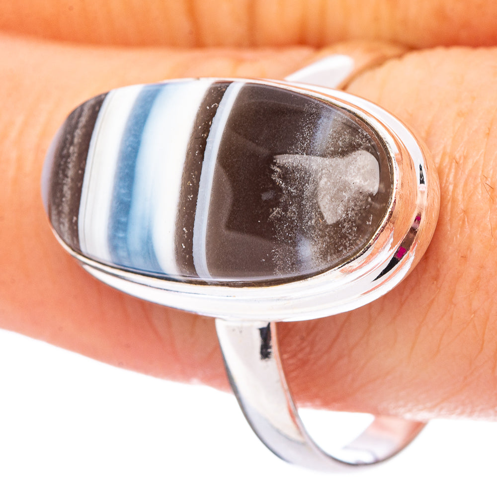 Owyhee Opal Ring Size 10.75 (.925 Sterling Silver)