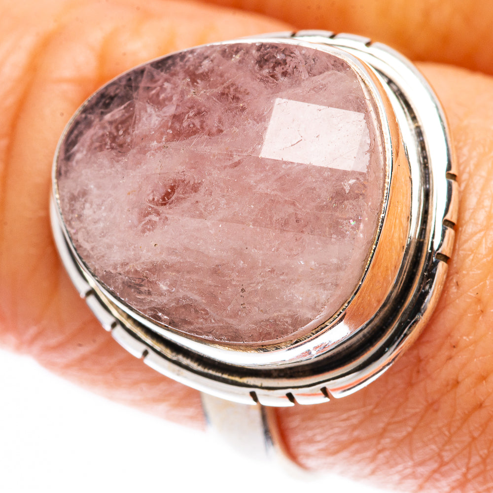 Rare Morganite Ring Size 8.75 (925 Sterling Silver) R2159