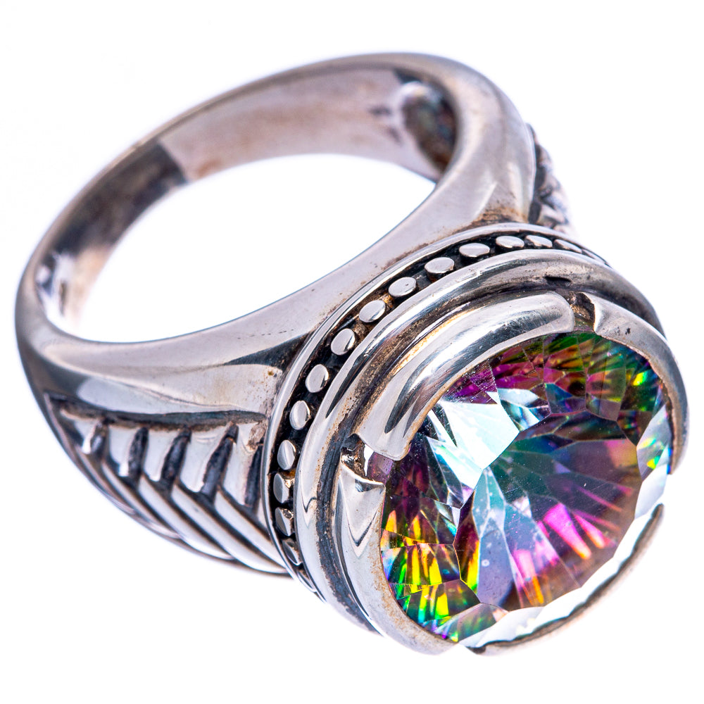 Mystic Topaz Ring Size 8 (925 Sterling Silver) R146012