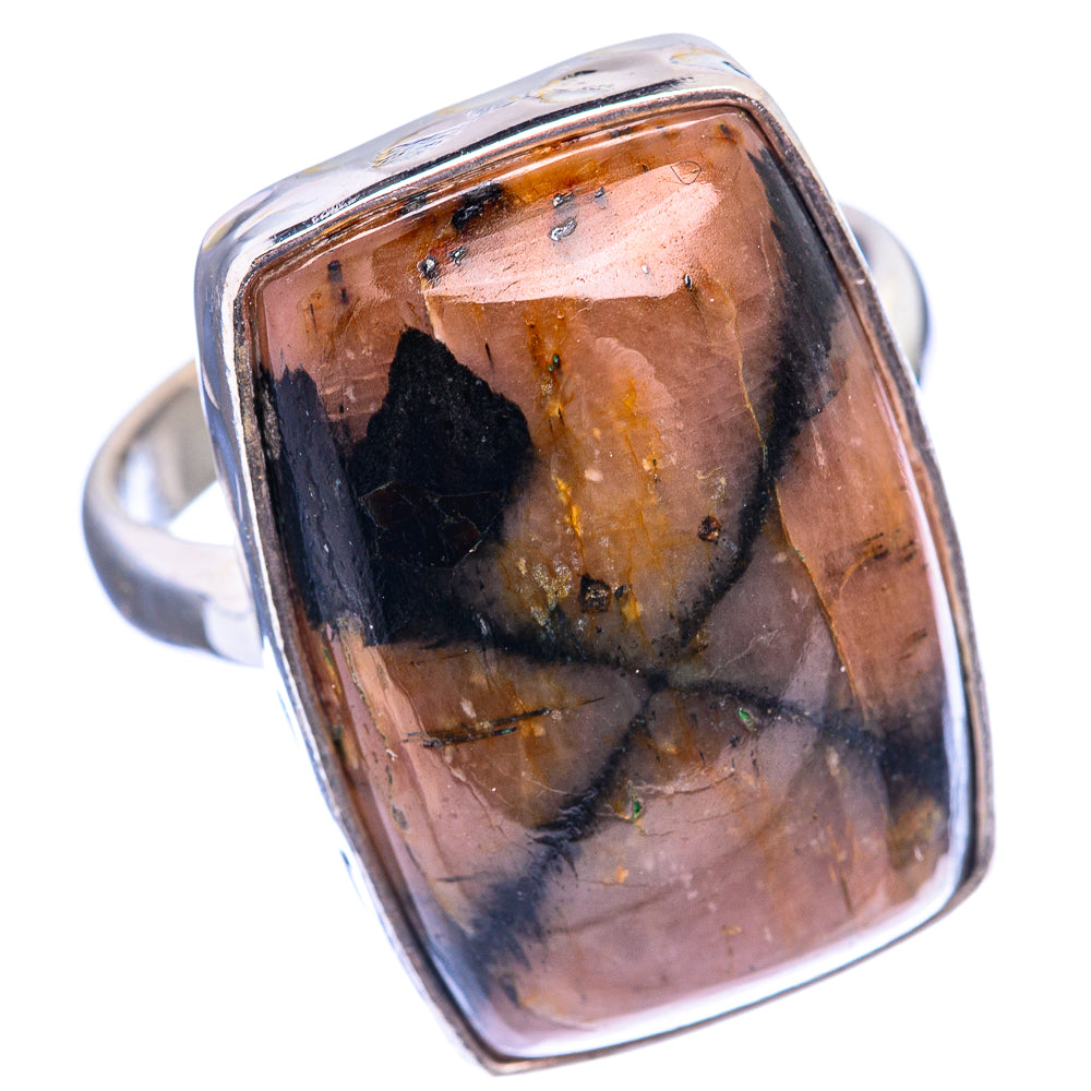 Large Chiastolite Ring Size 11.75 (925 Sterling Silver) R142903
