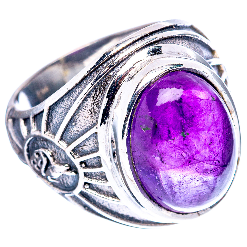 Amethyst Filigree Style Ring Size 5.75 (.925 Sterling Silver)