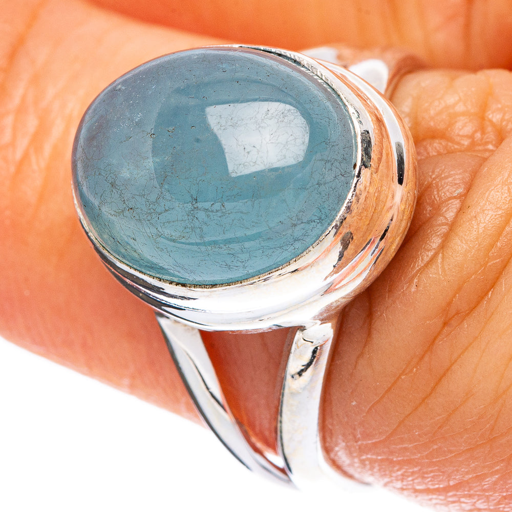 Aquamarine Ring Size 6.75 (925 Sterling Silver) R4207
