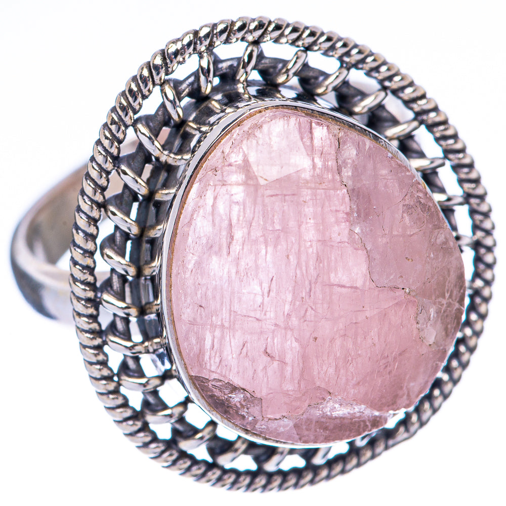 Rare Morganite Ring Size 8.25 (925 Sterling Silver) R2158