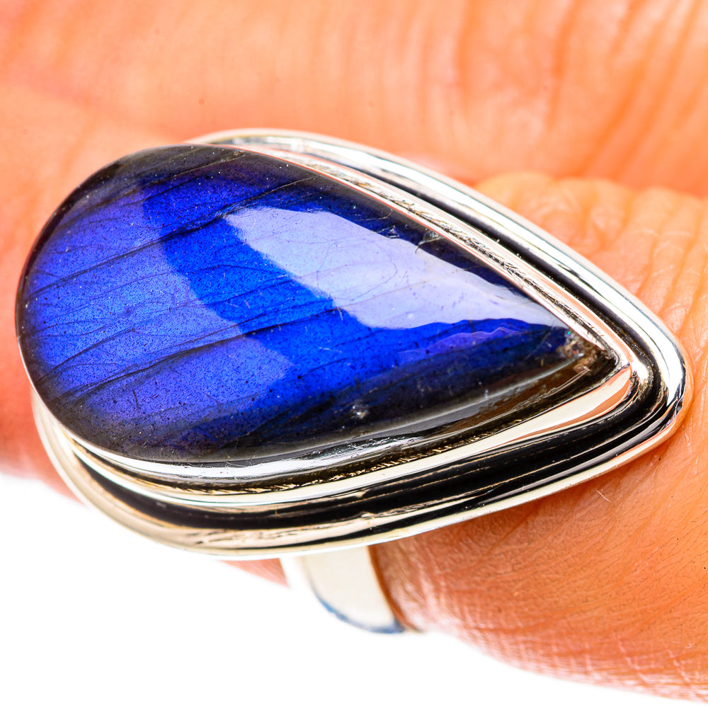 Large Labradorite Ring Size 6.25 (925 Sterling Silver) RING138036