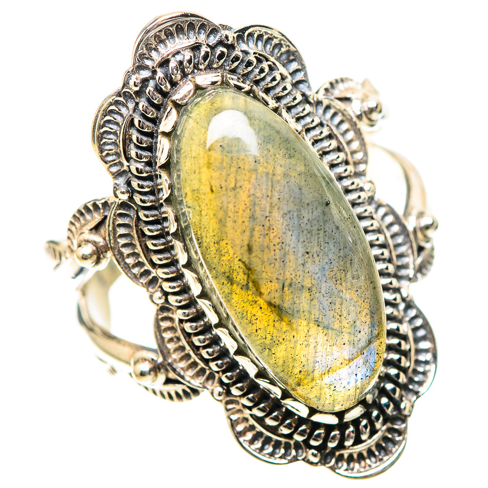 Labradorite Ring Size 8 (925 Sterling Silver) RING139122