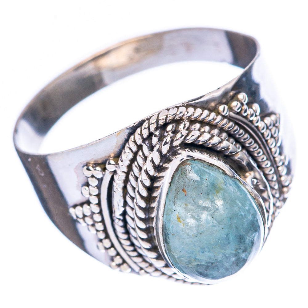 Aquamarine Ring Size 7.5 (925 Sterling Silver) R4005