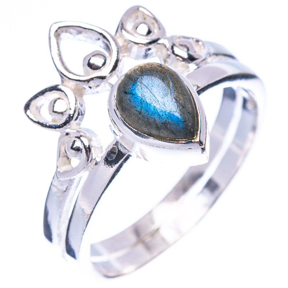 Labradorite Ring Size 6.75 (925 Sterling Silver) R5502