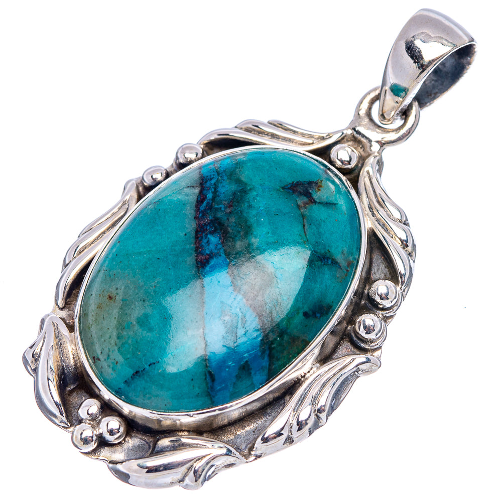 Premium Apatite Pendant 1 7/8" (.925 Sterling Silver)