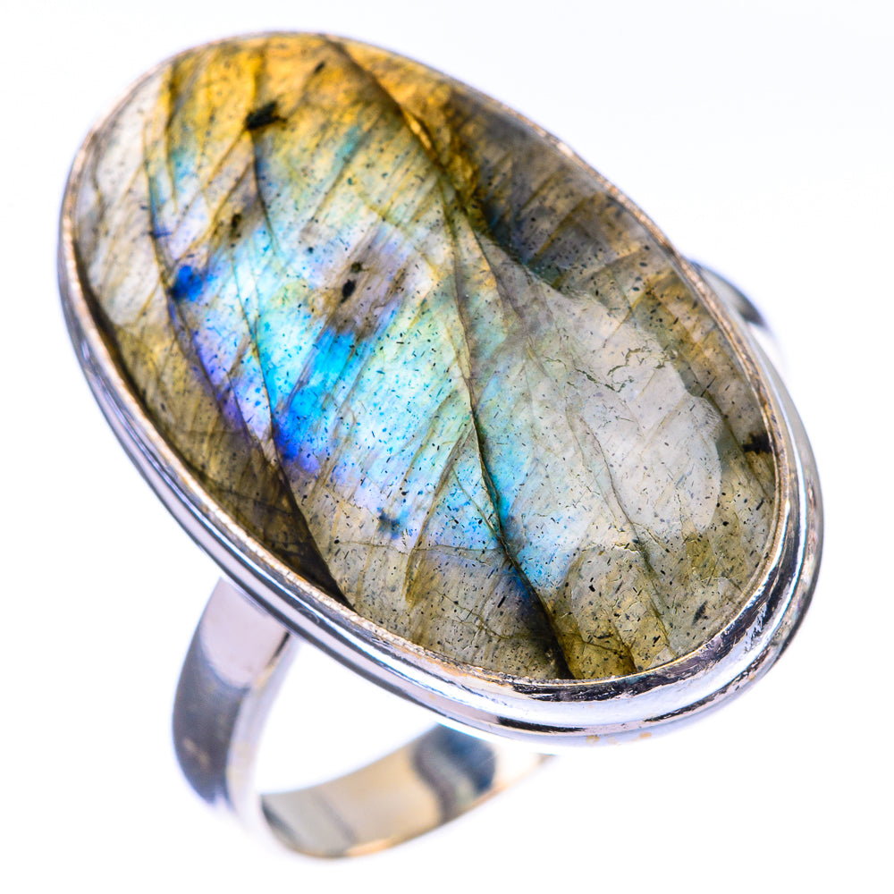 Labradorite Ring Size 10 (925 Sterling Silver) R142733