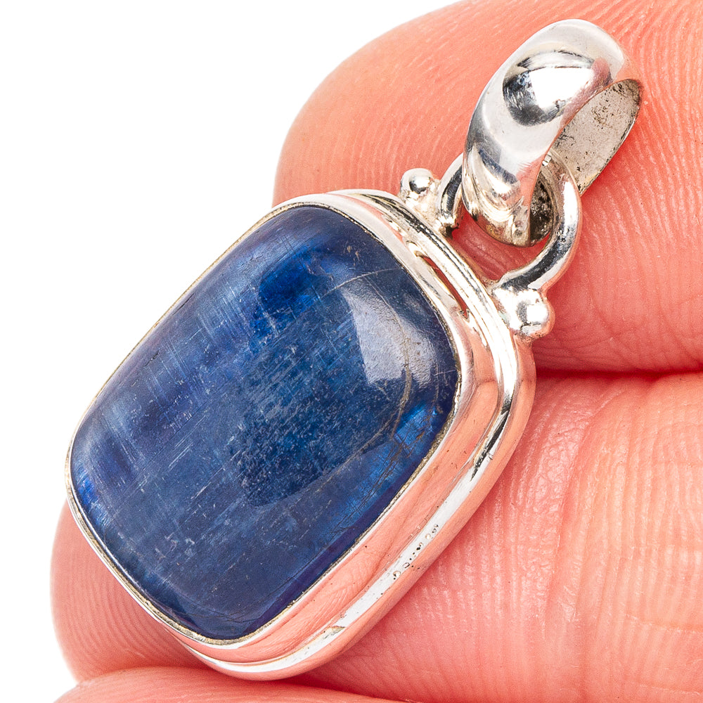 Kyanite Pendant 1 1/8" (.925 Sterling Silver)