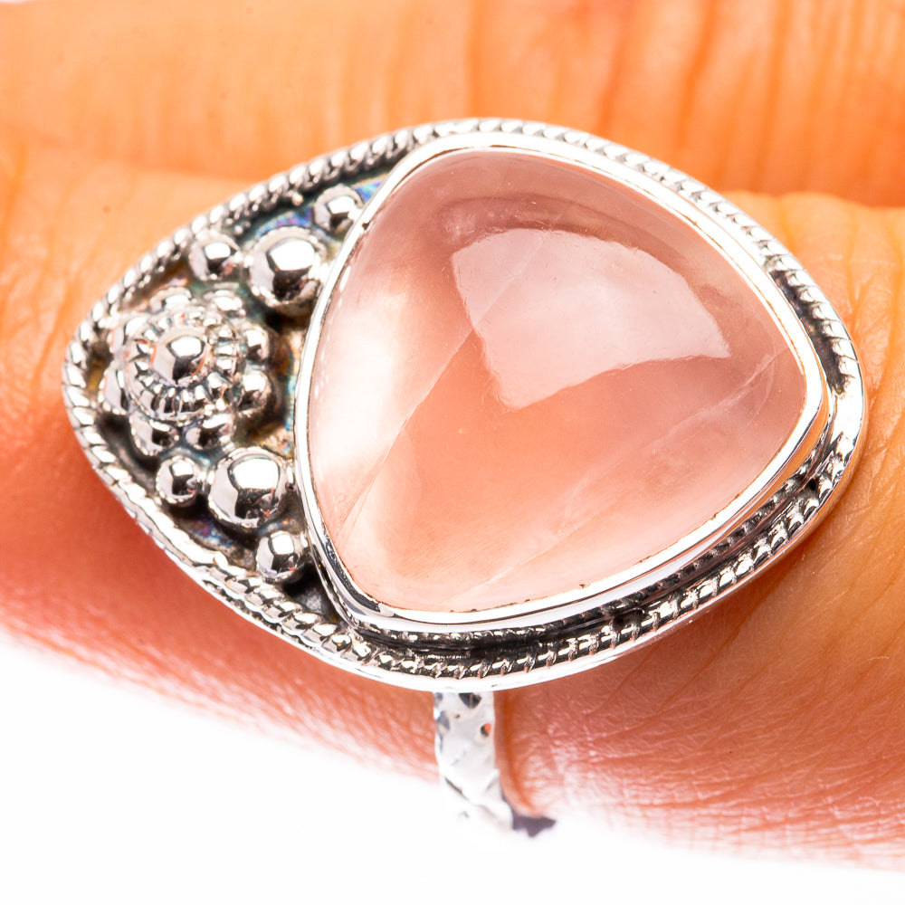 Premium Rose Quartz Ring Size 7 (925 Sterling Silver) R141863